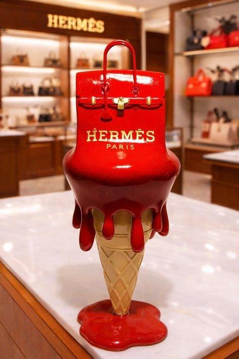 GF Exclusives - Hermès Birkin Bag Ice Cream Artwork By: GF, Antiek en Kunst, Kunst | Designobjecten