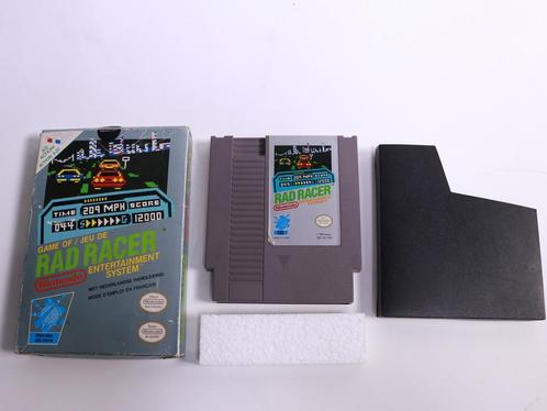 NES - Rad Racer - Boxed, Spelcomputers en Games, Games | Nintendo NES, Ophalen of Verzenden