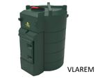Dieseltank Carbery Vlarem premium 3000 ltr verticaal, Verzenden