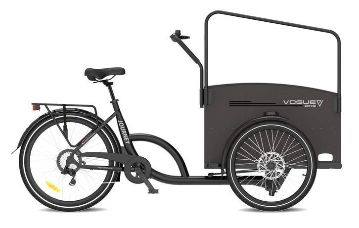 Vogue Journey-S Elektrische Bakfiets 7 Versnellingen Hydr., Fietsen en Brommers, Fietsen | Bakfietsen, Nieuw, Ophalen of Verzenden