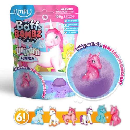 Zimpli Kids - Surprise Badbom Badbruisbal met Eenhoorn, Kinderen en Baby's, Speelgoed | Overig