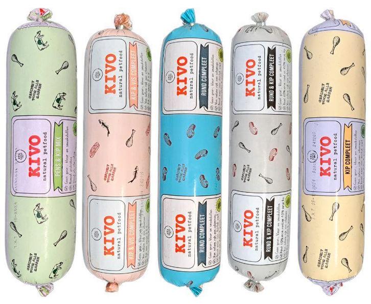 Kivo hondenvoer mixdoos verschillende soorten vers vlees, Dieren en Toebehoren, Dierenvoeding, Hond, Verzenden