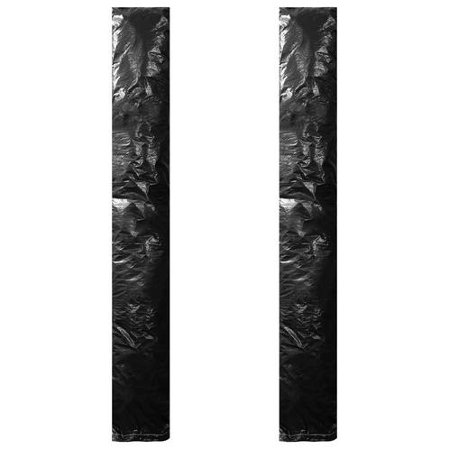 vidaXL Parasolhoezen 2 st met rits 250 cm PE, Tuin en Terras, Parasols, Parasolhoes, Nieuw, Minder dan 1 meter, Verzenden