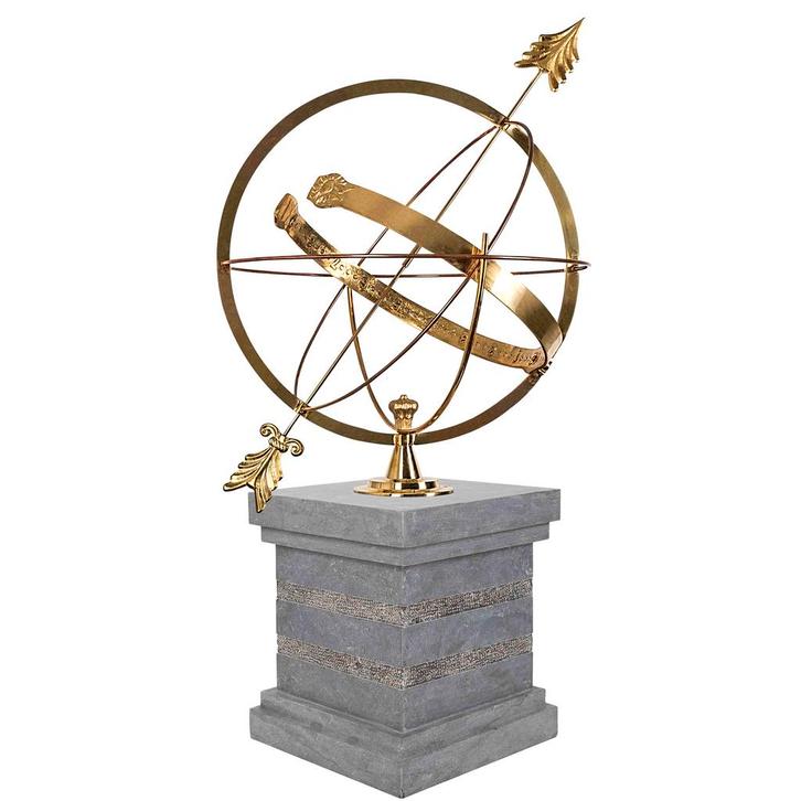 Zonnewijzer Jupiter Z7 & sokkel SB103 Decoratie, Tuin en Terras, Tuinwanddecoratie, Verzenden