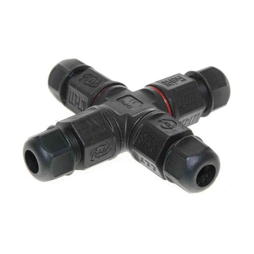 Waterdichte 4-weg kabelverbinder 3-Aderig, Doe-het-zelf en Verbouw, Bouwverlichting, Nieuw, Ophalen of Verzenden