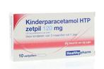Paracetamol kind 120 mg Healthypharm - 10 zetpillen, Verzenden, Nieuw