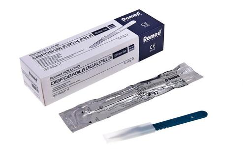 Romed Scalpelmesjes compleet met handvat, SCALP-21, nummer 2, Diversen, Verpleegmiddelen, Nieuw, Verzenden