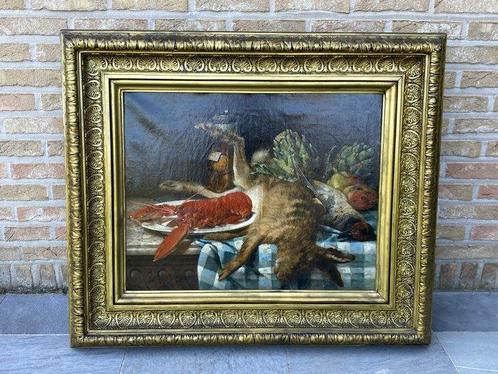 François Florent Van der Wee (1857-1902) - Stilleven met, Antiek en Kunst, Kunst | Schilderijen | Klassiek