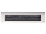 Veiling - 10x Gezu borsteltochtplaat wit kunststof 340x83mm, Tuin en Terras, Brievenbussen, Nieuw