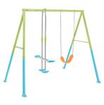 Stalen schommel dubbel intex groen/blauw, Ophalen of Verzenden, Nieuw