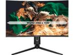 Peaq - WQHD  Monitor - 27 inch, Verzenden, Curved, VA, Nieuw