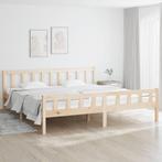 vidaXL Bedframe massief hout 180x200 cm, Huis en Inrichting, Slaapkamer | Bedden, Eenpersoons, Bruin, Verzenden, Nieuw