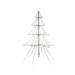 Metalen kerstboom met verlichting | 3 meter, Diversen, Kerst, Verzenden, Nieuw