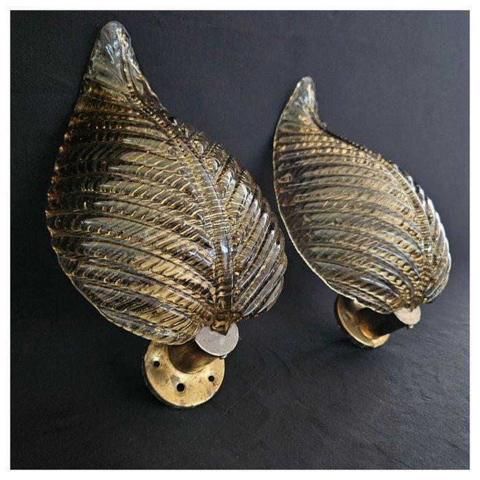 Murano - Wandlamp (2) - Glas, Messing, Huis en Inrichting, Overige Huis en Inrichting