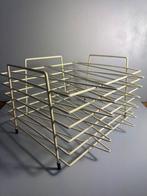 Rek - Metaal - Vintage LP-rek uit de Jaren 60