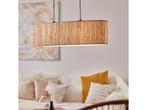 Brilliant Wimea - Hanglamp - E27 max 2x40W - Zwart/Nature, Verzenden, Zo goed als nieuw
