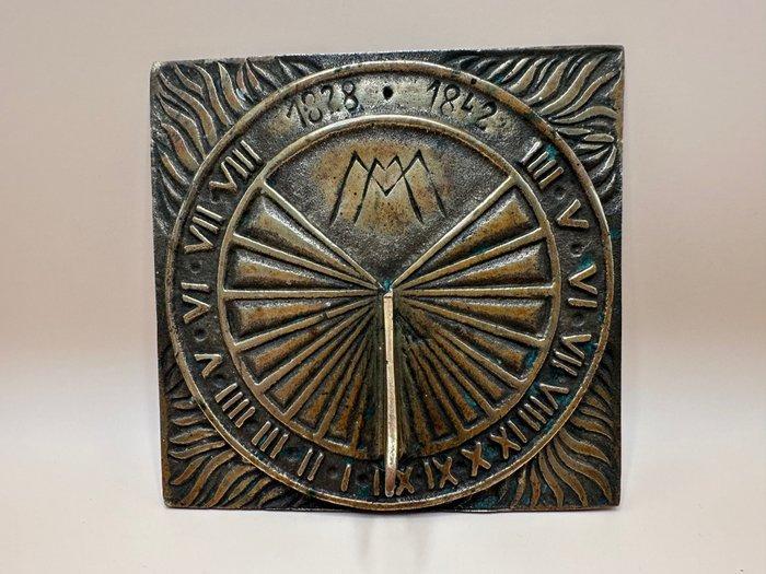 Zonnewijzer - Gepatineerd brons - Frankrijk - 1920-1930 -, Antiek en Kunst, Antiek | Overige Antiek