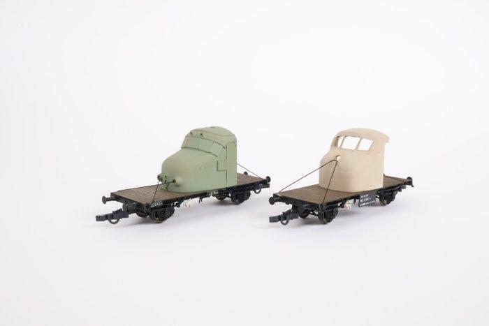 Artitec H0 - 20.316.01/-02 - Modeltrein goederenwagon (2) -, Hobby en Vrije tijd, Modeltreinen | H0