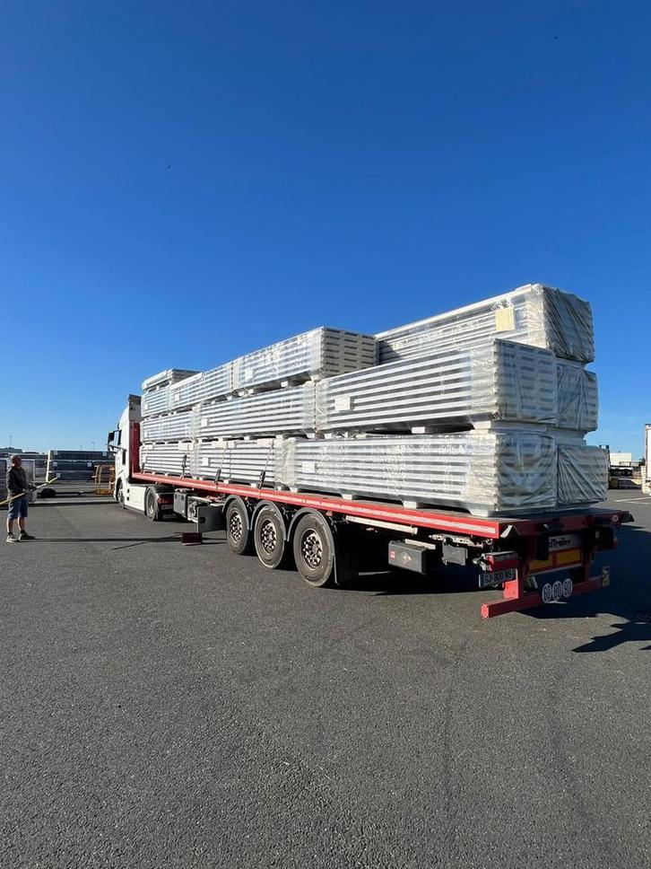 Dakplaten - Sandwichpanelen - Antraciete platen - restpartij, Doe-het-zelf en Verbouw, Platen en Panelen, Nieuw, Verzenden