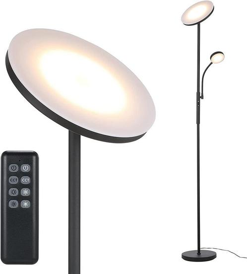 Staande lamp , vloerlamp met leeslamp, Huis en Inrichting, Lampen | Vloerlampen, Nieuw, Metaal, 150 tot 200 cm, Verzenden