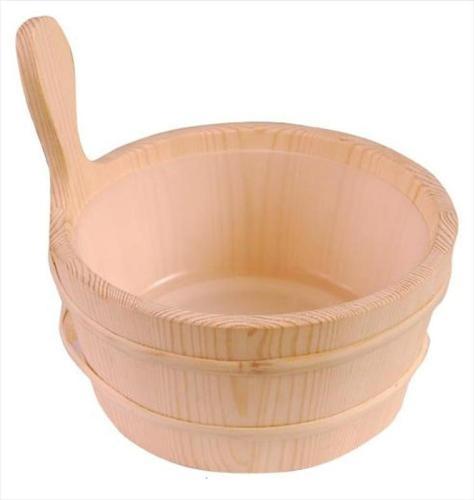 Sawo sauna emmer met 3l of 4l plastic inzet, Tuin en Terras, Zwembad-toebehoren, Verzenden