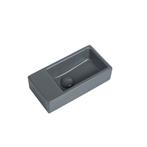 Fontein Mia 40.5x20x10.5cm mat antraciet inclusief, Verzenden, Nieuw