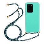 Galaxy S20 Ultra Crossbody TPU Hoesje met Koord Mint, Ophalen of Verzenden, Nieuw