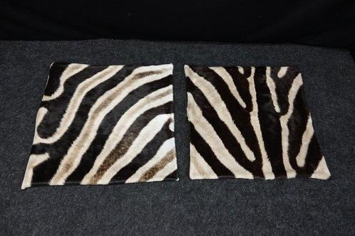 real zebra skin covers - Kussen (2), Verzamelen, Dierenverzamelingen