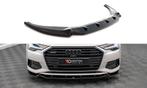 Voorspoiler V.2 Audi A6 C8 Maxton Glans Zwart, Ophalen of Verzenden, Nieuw