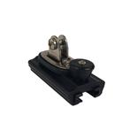 Buiskapbeslag Kar & Dekscharnier 25 mm voor Bimini Rails Alu, Watersport en Boten, Ophalen of Verzenden, Nieuw