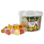 Fruitkuipjes mix 100 stuks in emmer - Versnaperingen, Verzenden, Nieuw