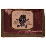Klittenband Portemonnee Bush camo US Marines Skull - 13x8,5c, Ophalen of Verzenden, Nieuw
