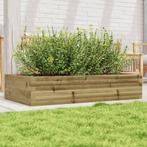 vidaXL Plantenbak 110x60x23 cm geïmpregneerd grenenhout, Verzenden, Nieuw, Hout