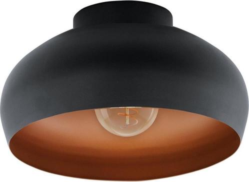 EGLO Mogano 2 Plafondlamp E27 - Ø28 cm - Zwart/Koper, Huis en Inrichting, Lampen | Plafondlampen, Zo goed als nieuw, Ophalen of Verzenden
