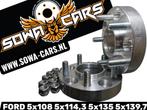 Spoorverbreders Spacers FORD 5X108 5X114,3 5x135 5x139,7, Auto diversen, Tuning en Styling, Verzenden