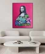 Quiona+ (1987) - ‘Mona Lisa x Pink Panther’, Antiek en Kunst, Kunst | Schilderijen | Modern