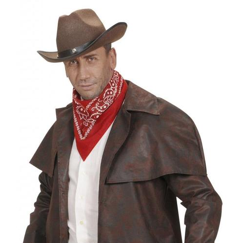 Cowboy zakdoekje rood - Zakdoeken, Hobby en Vrije tijd, Feestartikelen, Ophalen of Verzenden