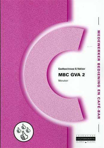 MBC GVA 2 Menuleer 9789400200241, Boeken, Wetenschap, Zo goed als nieuw, Verzenden