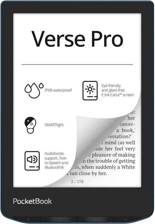 Pocketbook eReader Verse Pro - Azure, Computers en Software, E-readers, Verzenden