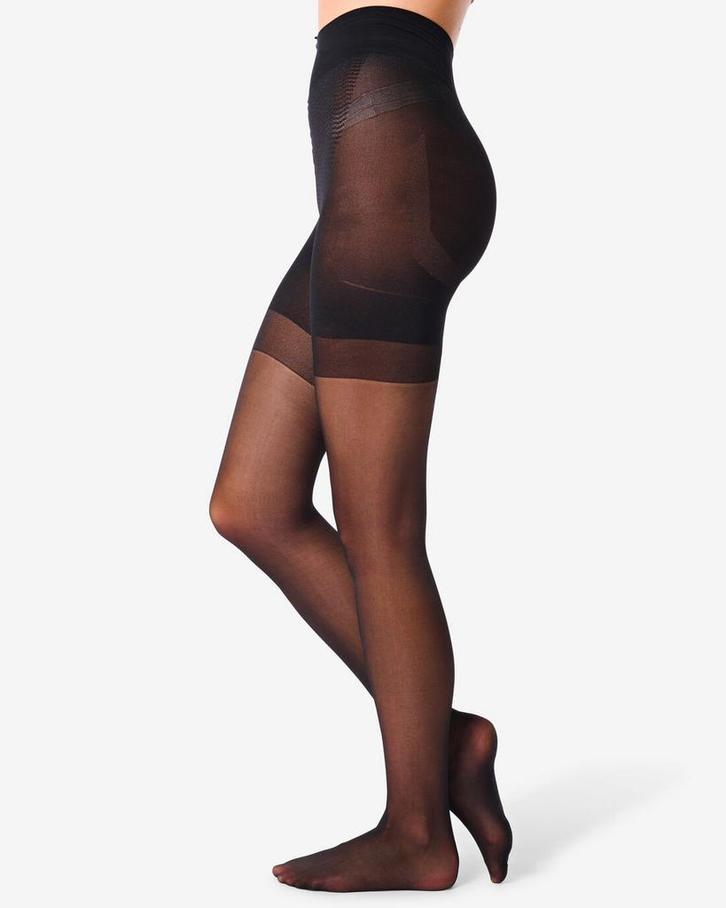 HEMA Ultimate control panty glans 40D zwart, Kleding | Dames, Leggings, Maillots en Panty's, Nieuw, Verzenden