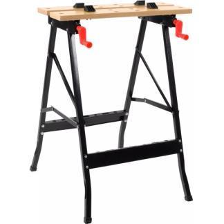 Mobiele werkbank | Kinzo | 56x62x76 cm (Verstelbaar, 100 kg), Doe-het-zelf en Verbouw, Gereedschap | Handgereedschap, Nieuw, Verzenden