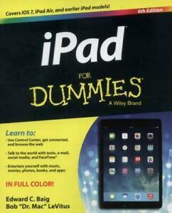 iPad for dummies by Edward C. Baig (Paperback), Boeken, Taal | Engels, Gelezen, Verzenden