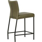 Set van 10 Leren barkrukken Revolt laag - Granada Moss, Ophalen of Verzenden, Nieuw, Leer