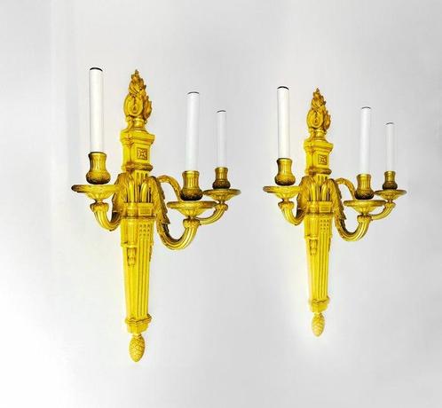 Maison Delisle, Paris - Wandlamp (2) - Extreem groot 83 cm -, Antiek en Kunst, Curiosa en Brocante