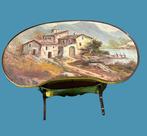 Bijzettafel - Mahonie - Salontafel - schilderkunst