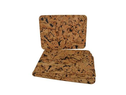 Kurk placemats set 4 stuks - Country Black, Huis en Inrichting, Keuken | Textiel, Ophalen of Verzenden
