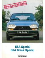 1980 CITROËN GSA (BREAK) SPECIAL BROCHURE DUITS, Boeken, Auto's | Folders en Tijdschriften, Nieuw, Author