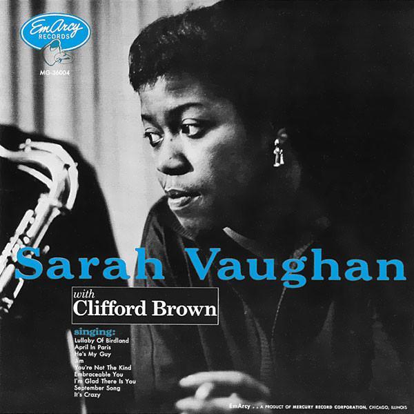 cd - Sarah Vaughan - Sarah Vaughan With Clifford Brown, Cd's en Dvd's, Cd's | Overige Cd's, Zo goed als nieuw, Verzenden