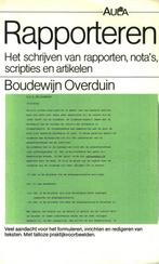 Rapporteren 9789027427434 Boudewijn Overduin, Boeken, Gelezen, Verzenden, Boudewijn Overduin