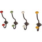 Ambiente Haus Kleerhangers Haak met keramiek - geel 23, Huis en Inrichting, Woonaccessoires | Kapstokken, Verzenden, Nieuw